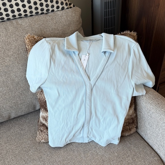 Light Blue Women's Top - Picture 1 of 2